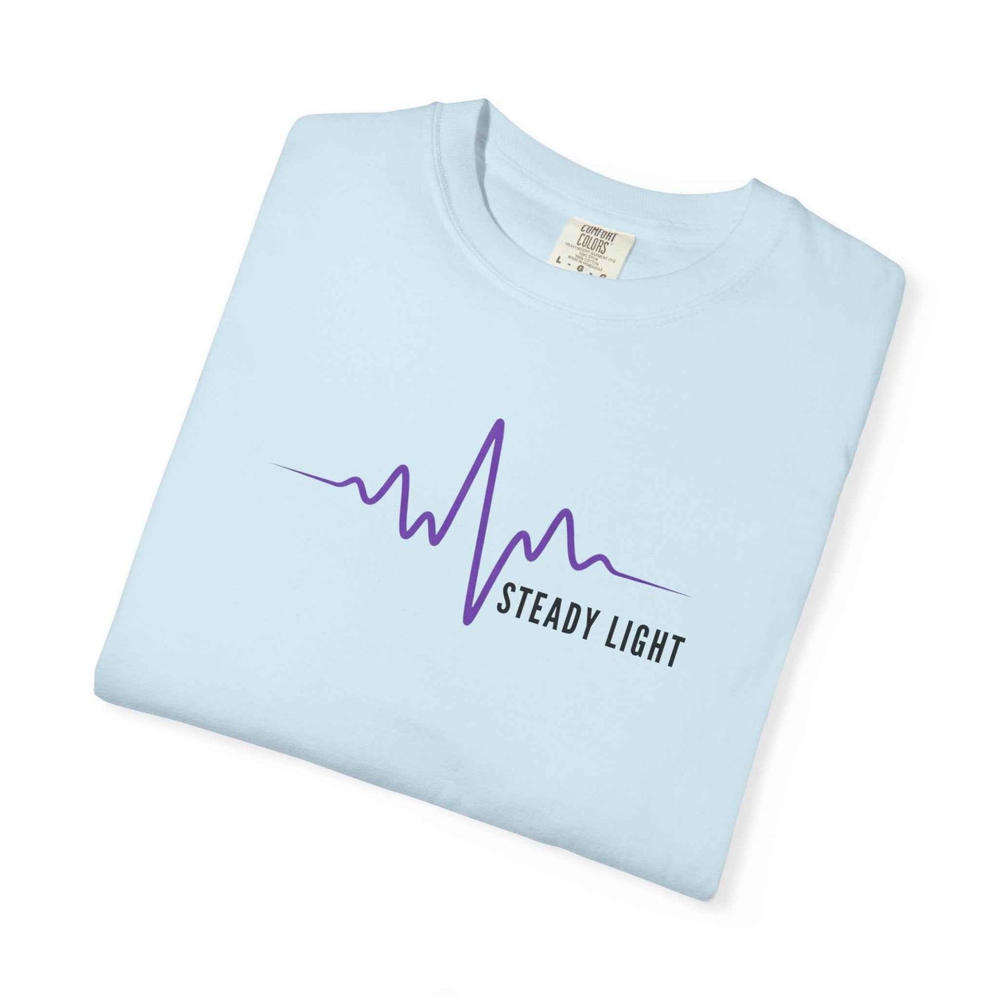 Steady Light EEG Wave T-Shirt - Minimalist Awareness Tee