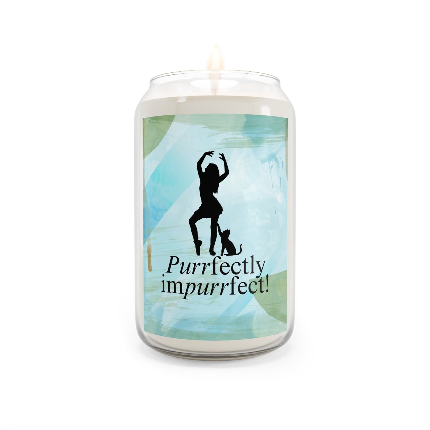Purrfectly Impurrfect Scented Candle - 13.75oz