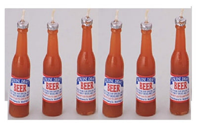 Beer Bottle Novelty Candles - Fun Party Decoration