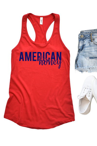 American Honey Racerback Tank Top