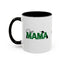Christmas Cat Mama Accent Coffee Mug - 11oz & 15oz