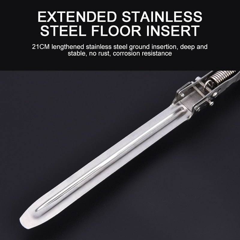 New Fishing Rod Holders Automatic Fishing Stainless Steel Pole Tackle Storage 32cm Outdoor Fishing Accessories Bracket Outdoor - Korvel