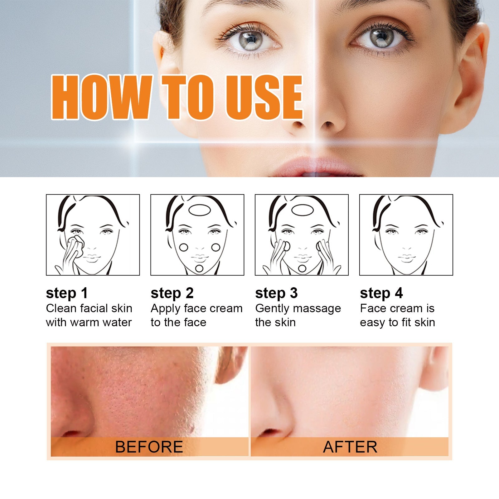 Moisturizing And Brightening Toning Cream, Moisturizing Face, Beauty, Rejuvenation, Moisturizing Cream, Brightening, Firming And Smoothing Cream - Korvel