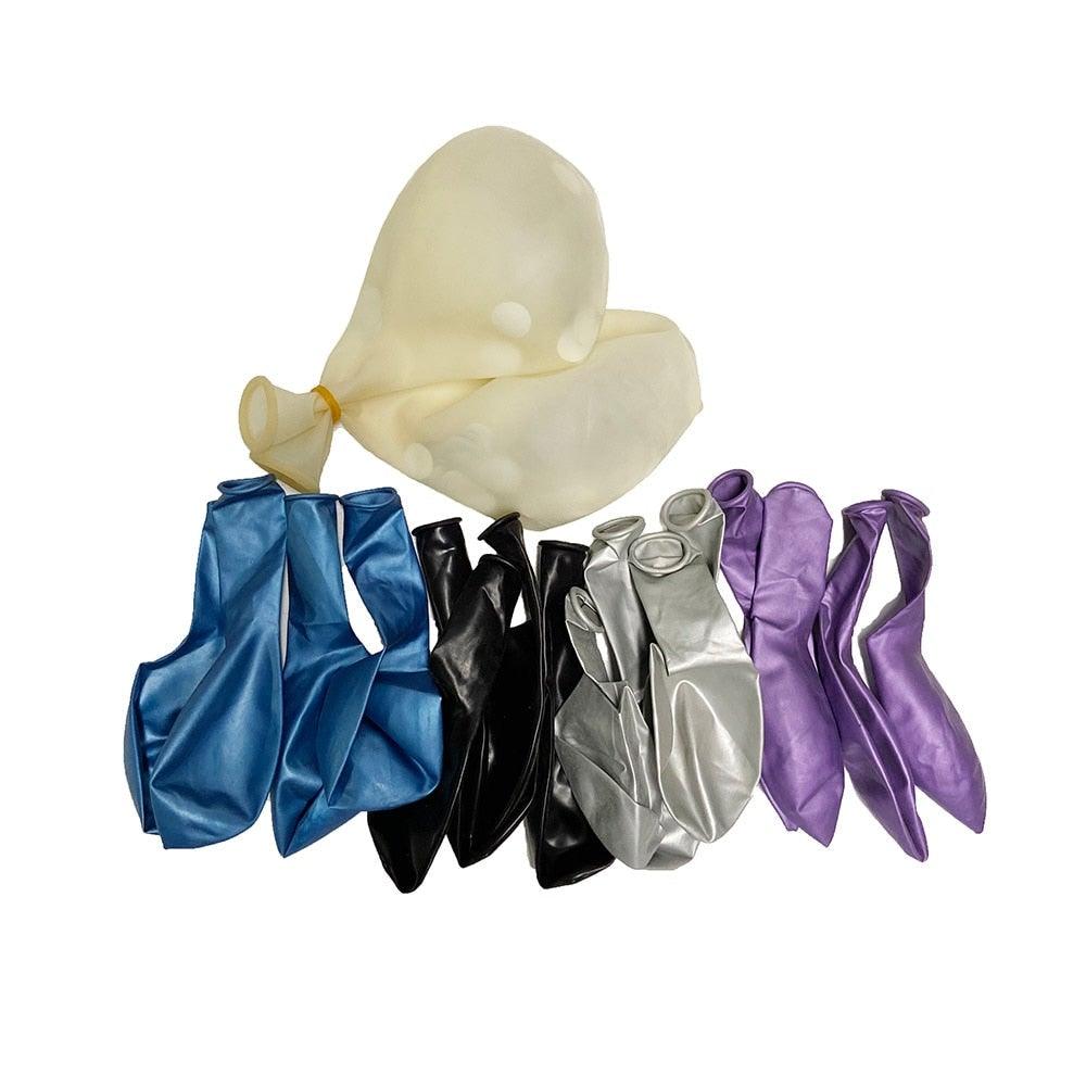 Kit de guirlande de ballons bleu, argent et violet de 134 pièces pour les célébrations