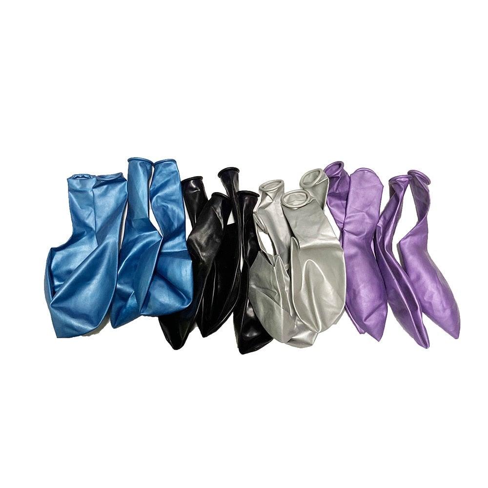 Kit de guirlande de ballons bleu, argent et violet de 134 pièces pour les célébrations