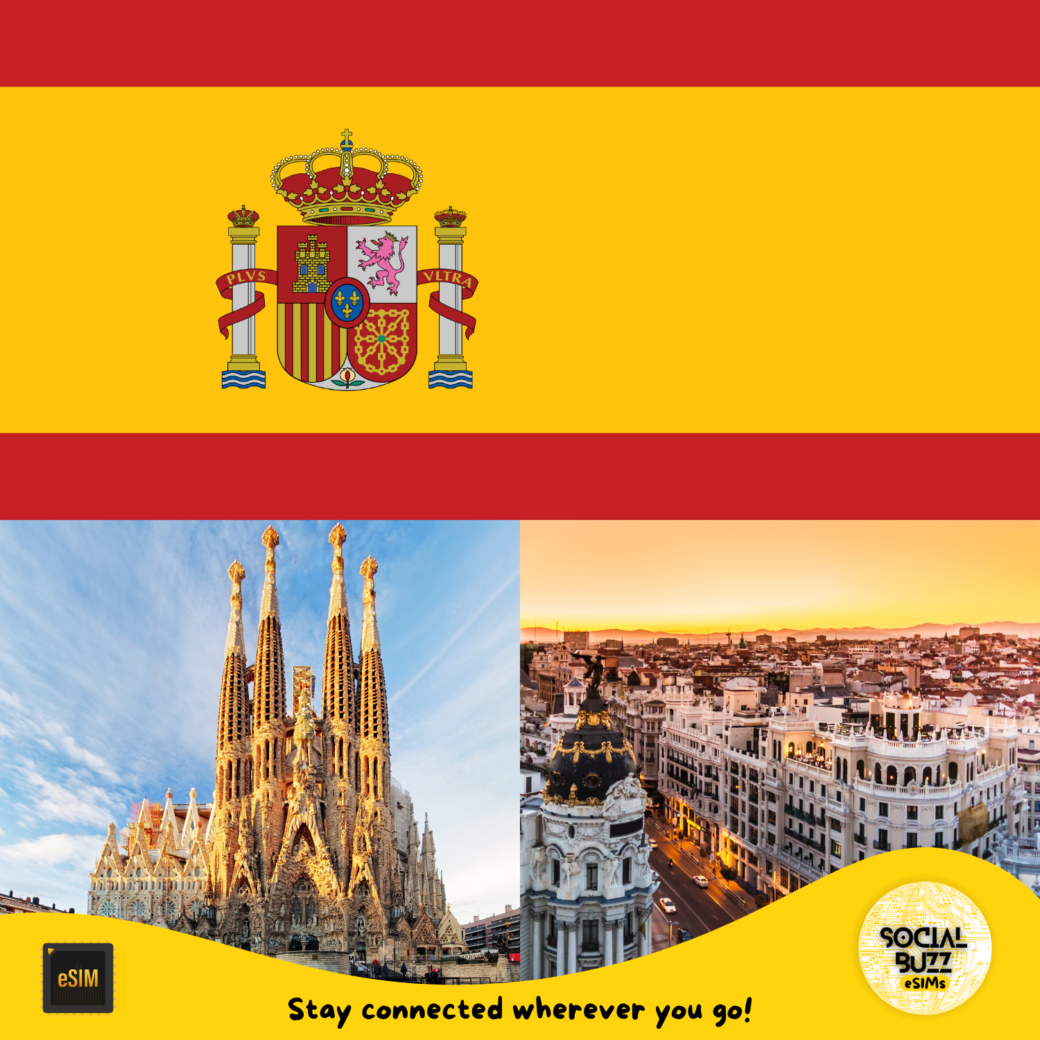 High-Speed eSIM Data Plan for Spain - Korvel