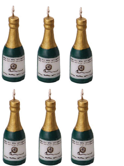 Champagne Novelty Candles - 2" Pack of 1