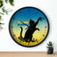 Reloj de Pared Gato Interrumpido