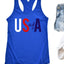 US Of A Racerback Tank Top