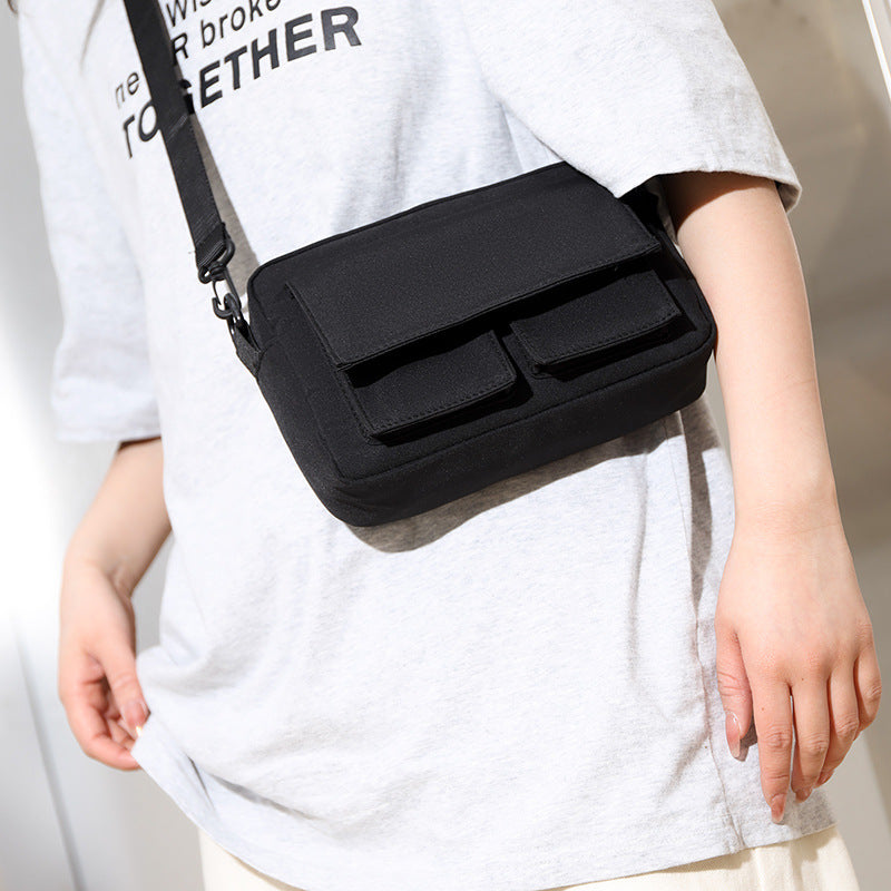 Men's Lightweight Nylon Messenger Bag for Travel