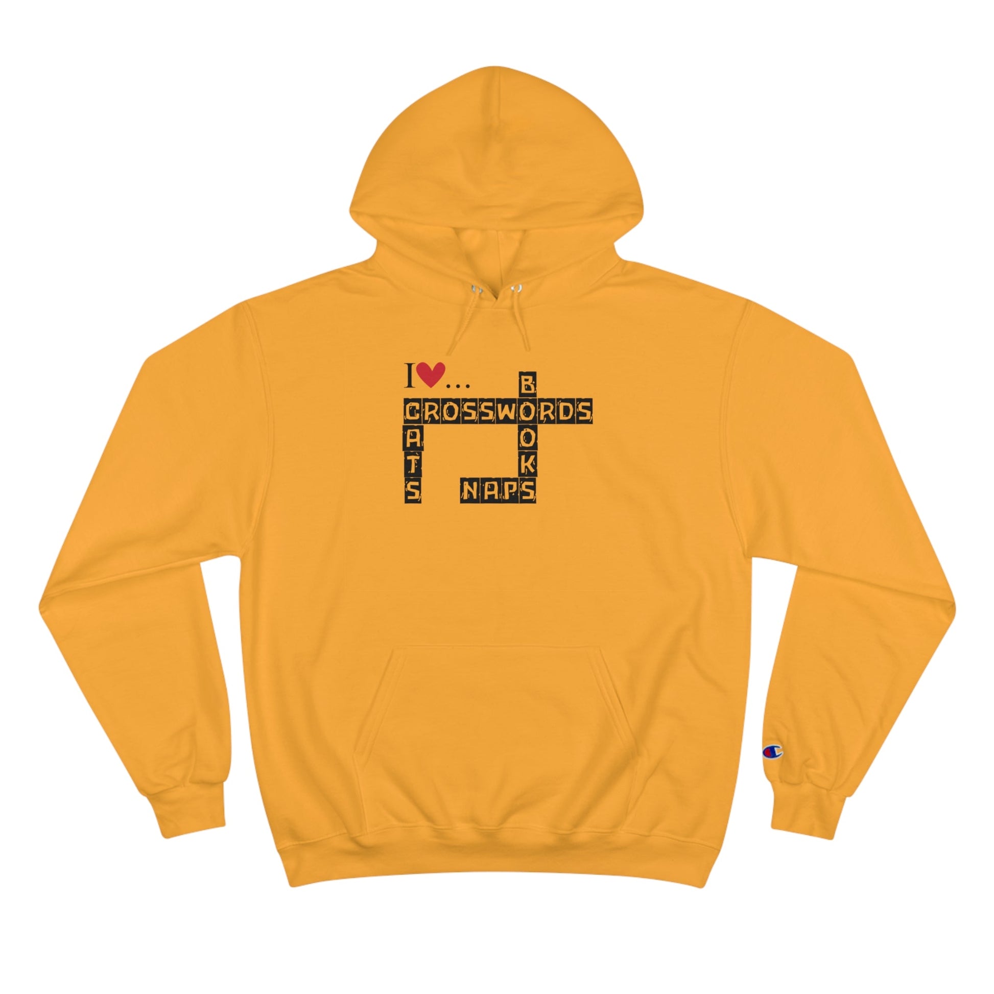 Cozy Crosswords & Cats Hoodie for Cat Lovers - Korvel