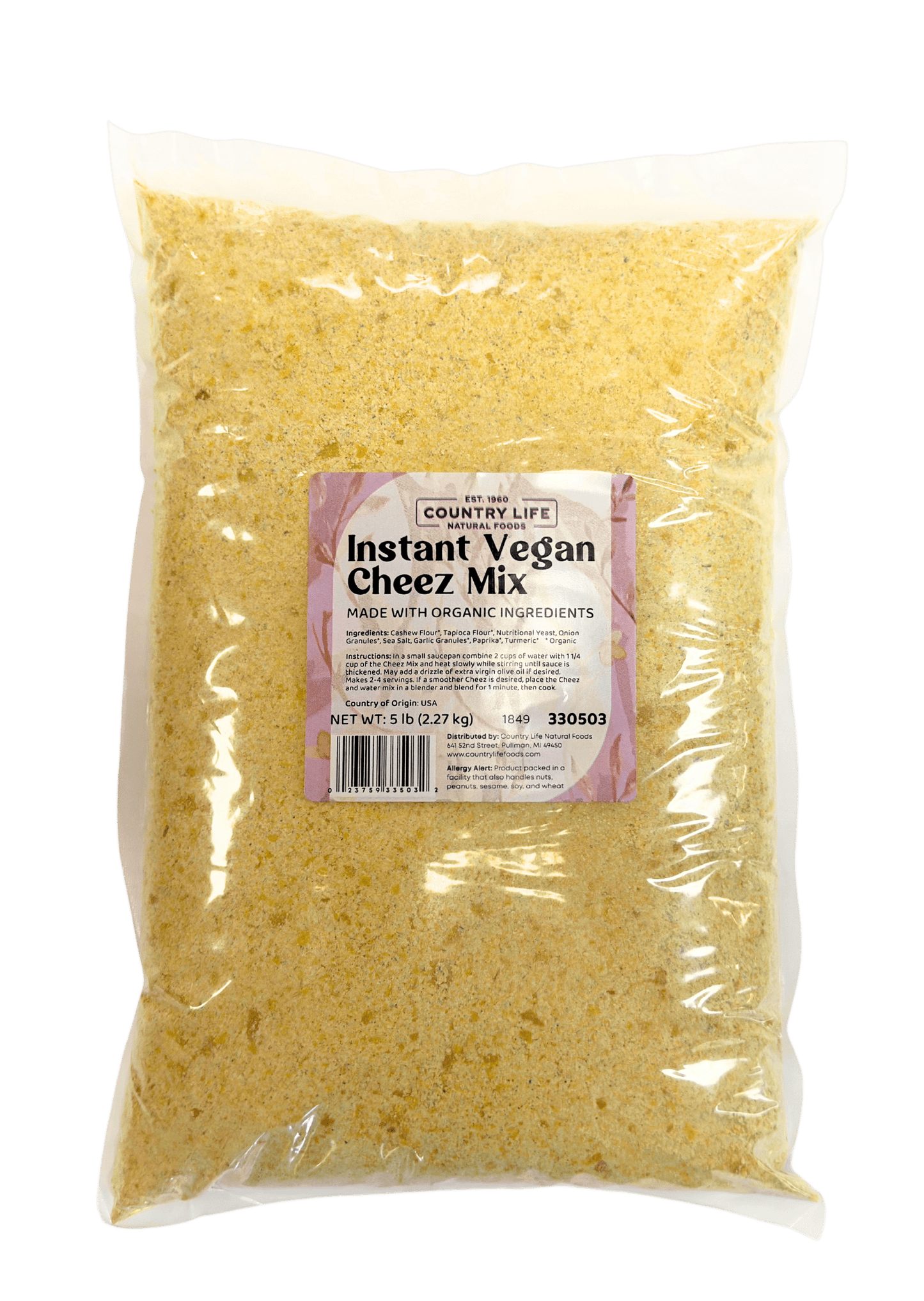 Mezcla de Queso Vegano Instantáneo - Deliciosa y Versátil
