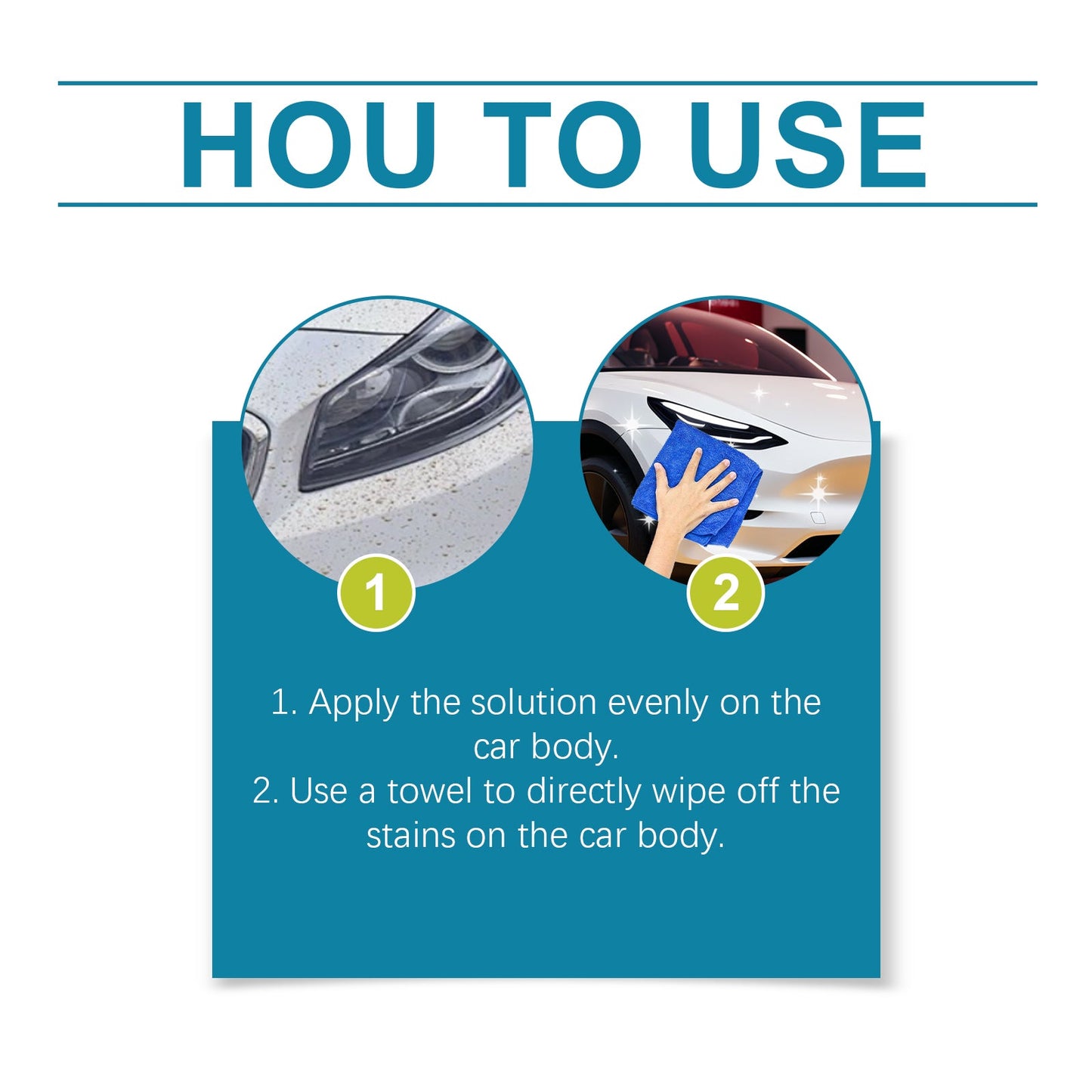 Waterless Car Wash Cleaning Set, Car Wash Cleaning And Decontamination Mild Decontamination Car Bright Cleaner - Korvel