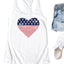 Heart Flag Racerback Tank Top - Korvel