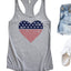 Heart Flag Racerback Tank Top - Korvel
