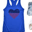 Heart Flag Racerback Tank Top - Korvel