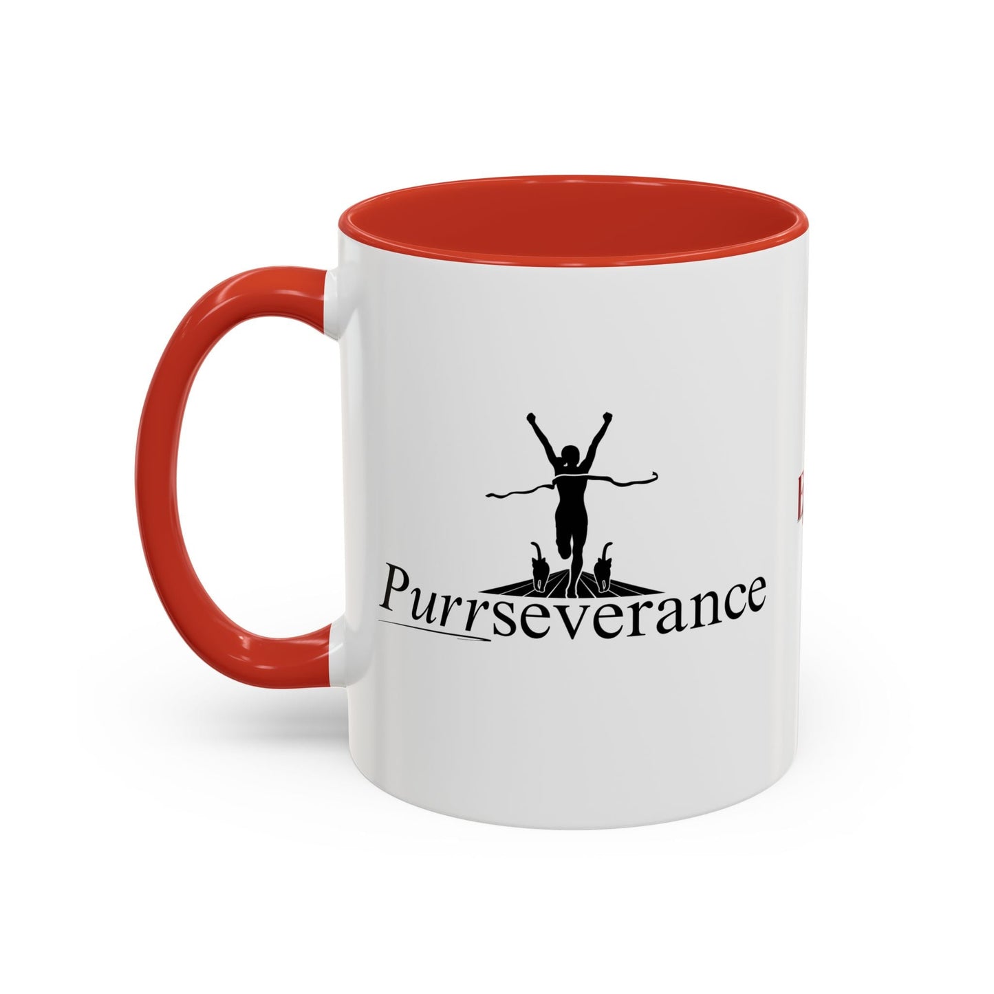 Purrseverance Accent Coffee Mug - Stylish & Functional