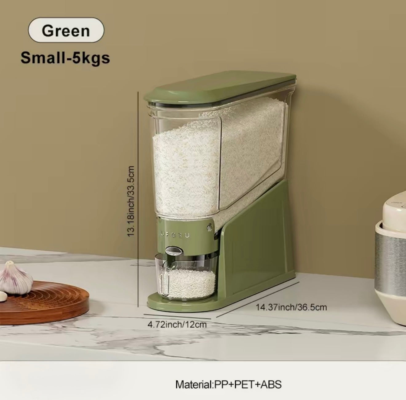 GrainGuard Rice Dispenser - Premium Food Storage Solution
