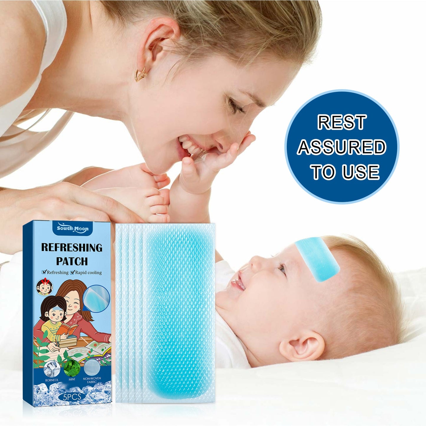 Patch de glace cartoon hydrogel Cool Down pour un soulagement rapide