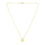 Collier en or jaune 14K à quatre feuilles de trèfle