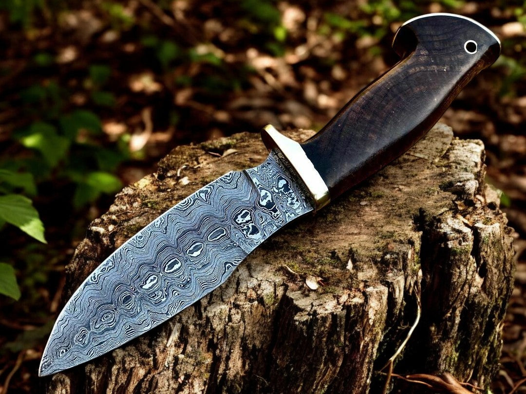 Stormborn – Premium Custom Damascus Hunting Knife - Korvel