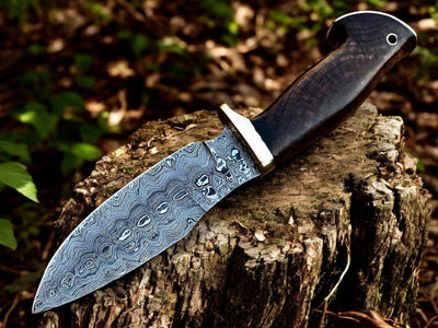 Stormborn – Premium Custom Damascus Hunting Knife - Korvel