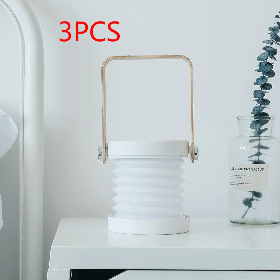 Foldable Touch Dimmable LED Night Light - Portable Lantern