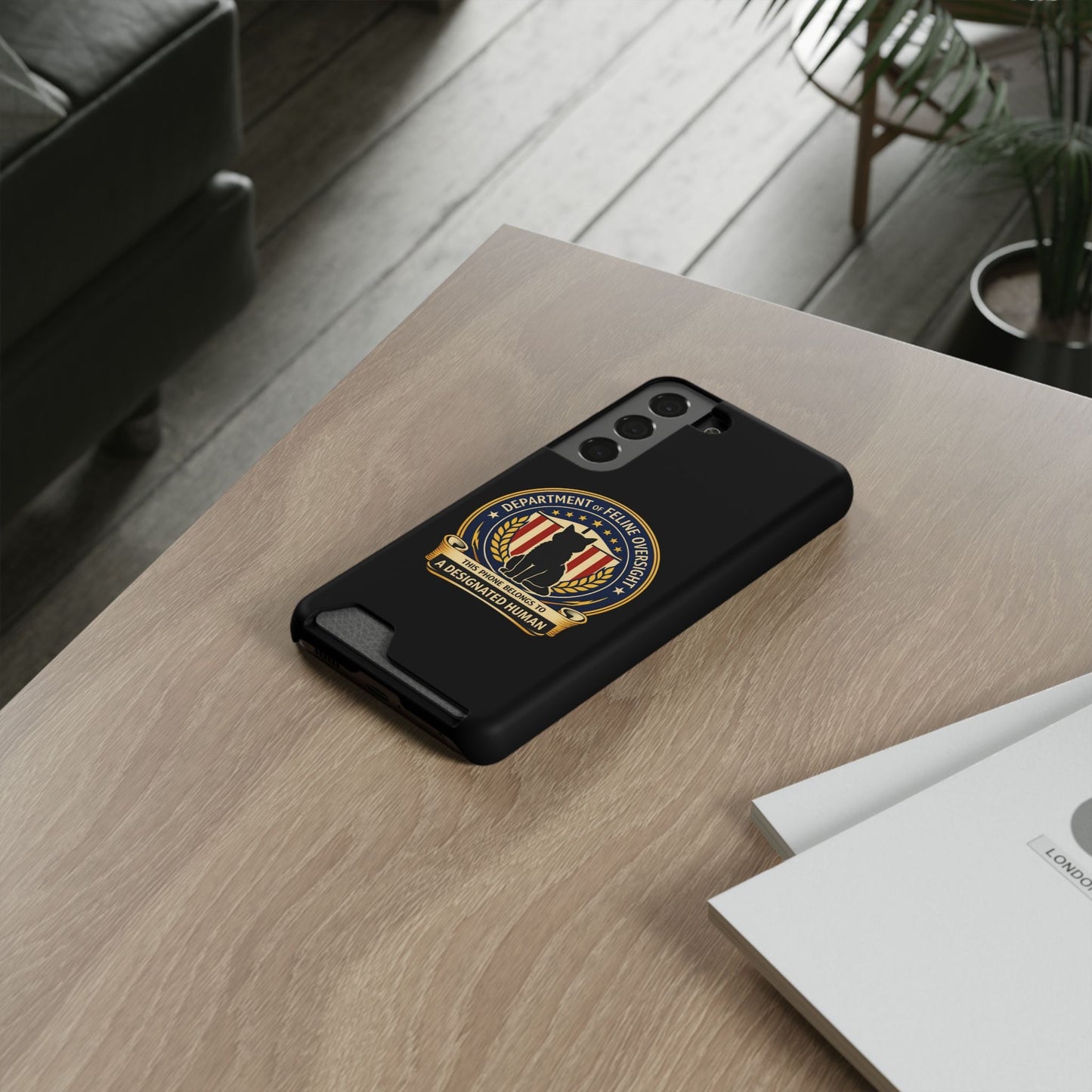 Department of Feline Oversight MagSafe iPhone Case - Designated Human Edition