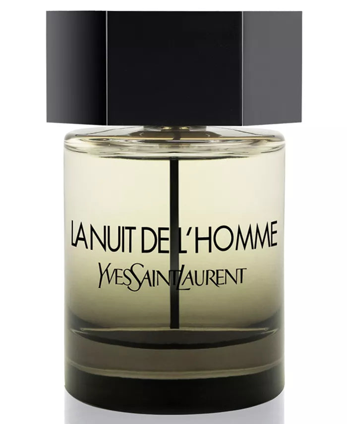 Eau de Toilette Spray La Nuit de L'Homme pour hommes, 3,3 oz.
