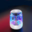 Portable Bluetooth Speaker with Powerful Bass and LED Light