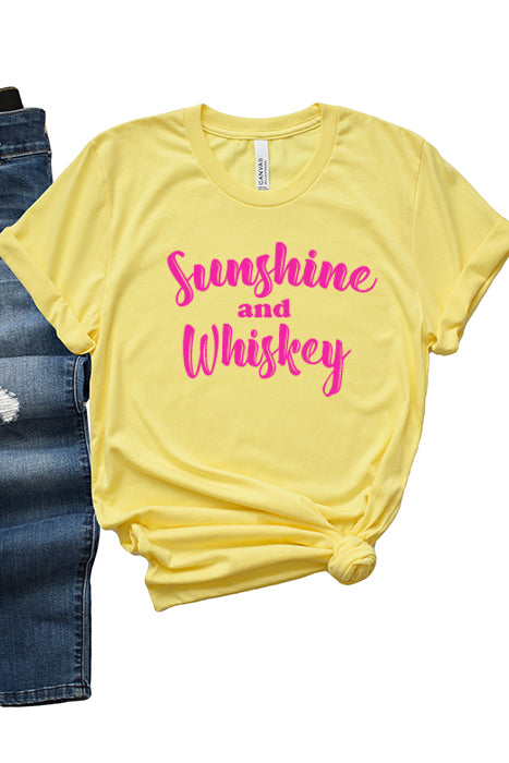 Sunshine and Whiskey Unisex T-Shirt