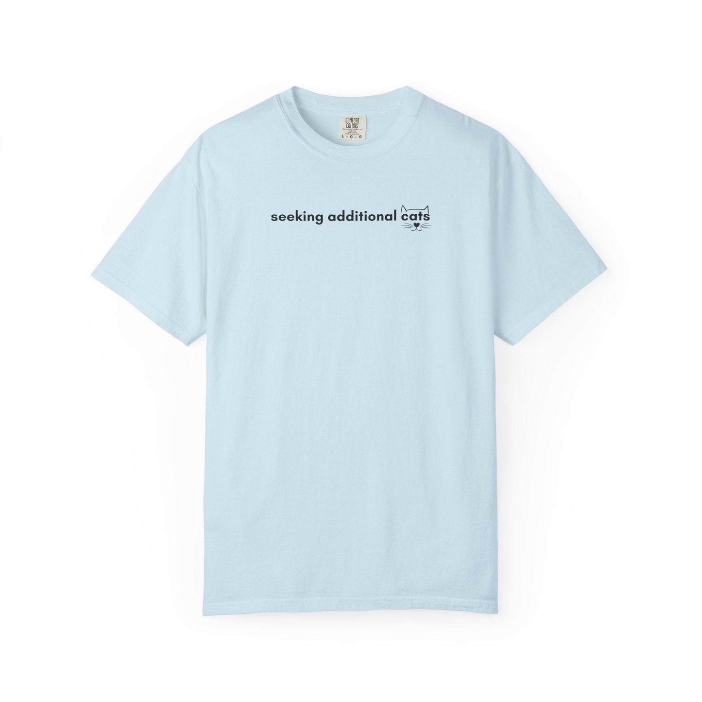 Seeking Additional Cats T-Shirt | Minimalist Cat Lover Tee