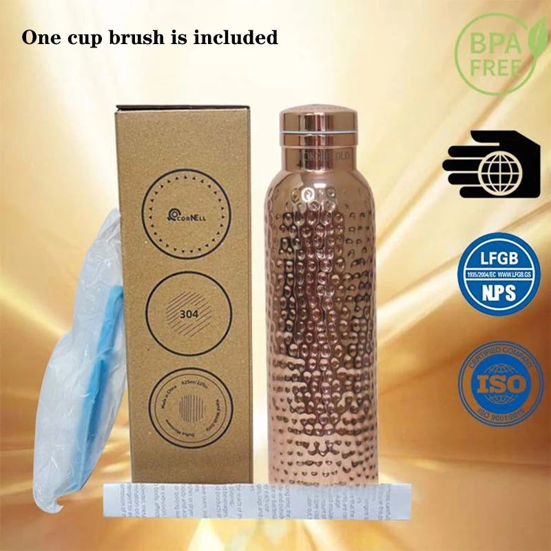 620ml Double-Layer Stainless Steel Thermos Portable Vacuum Flask Insulated Tumbler Sports Kettle Large Capacity Thermo Bottle - Korvel