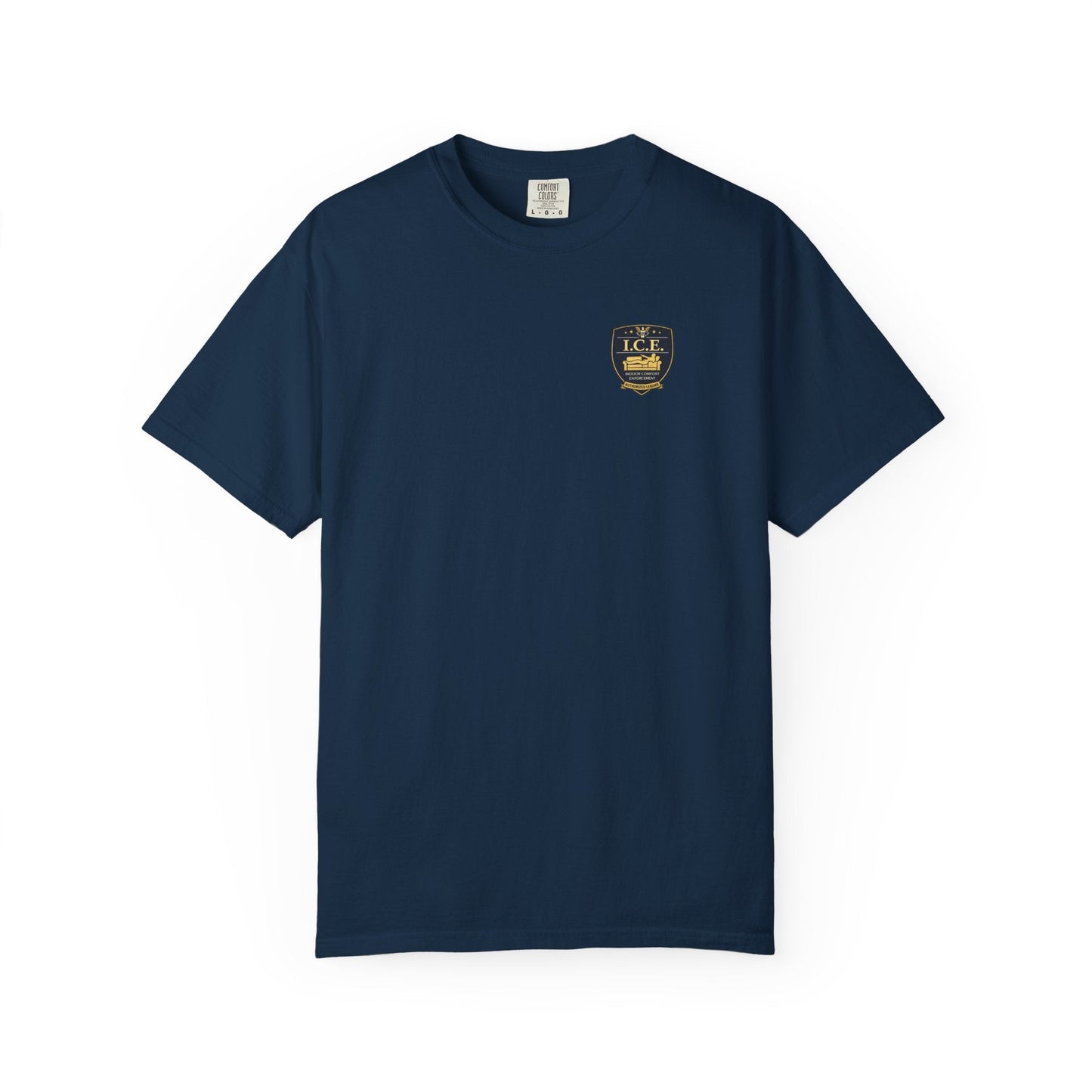 I.C.E. Badge T-Shirt | Institute of Cozy Excellence Tee