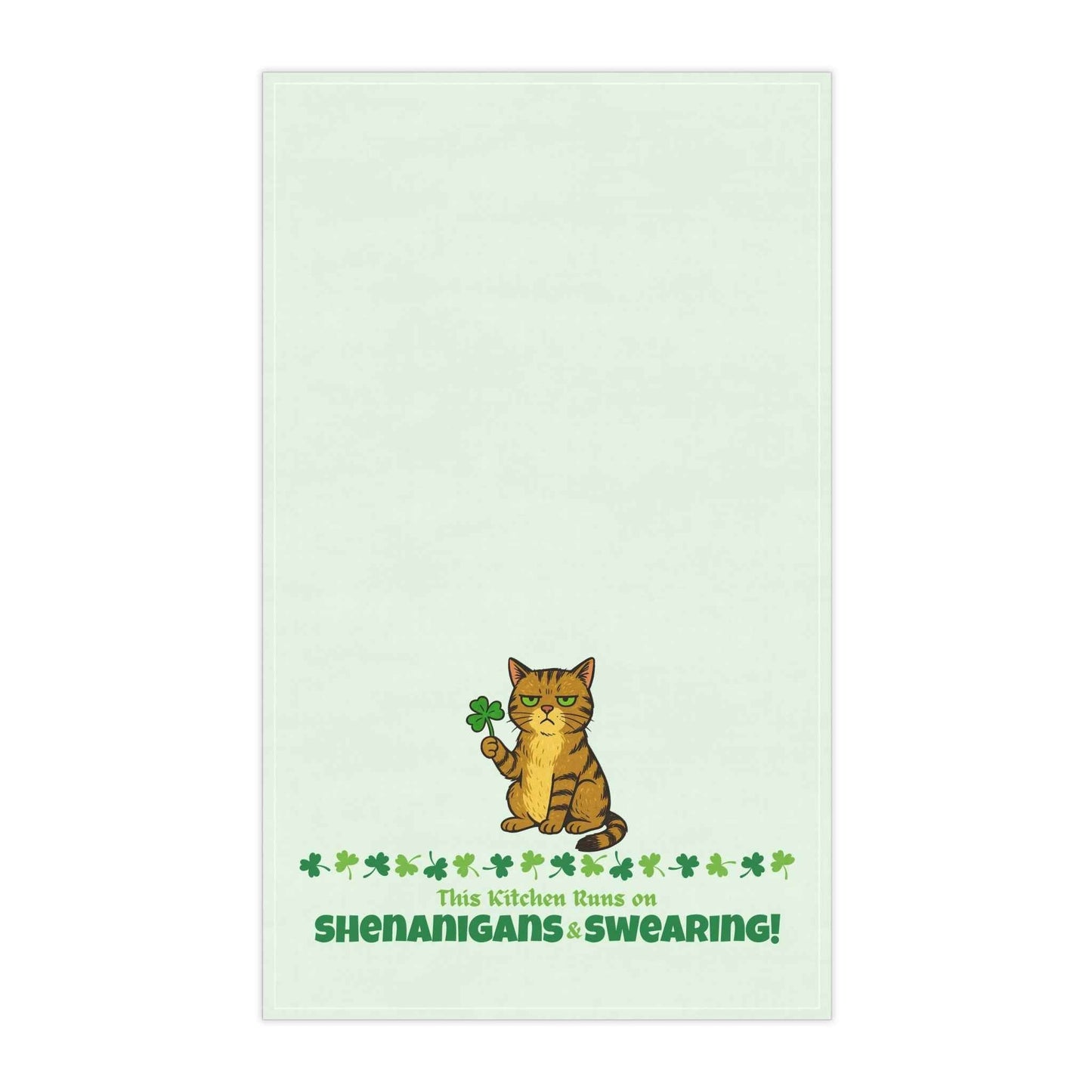 Shenanigans & Swearing Kitchen Towel | St. Patrick’s Day Humor