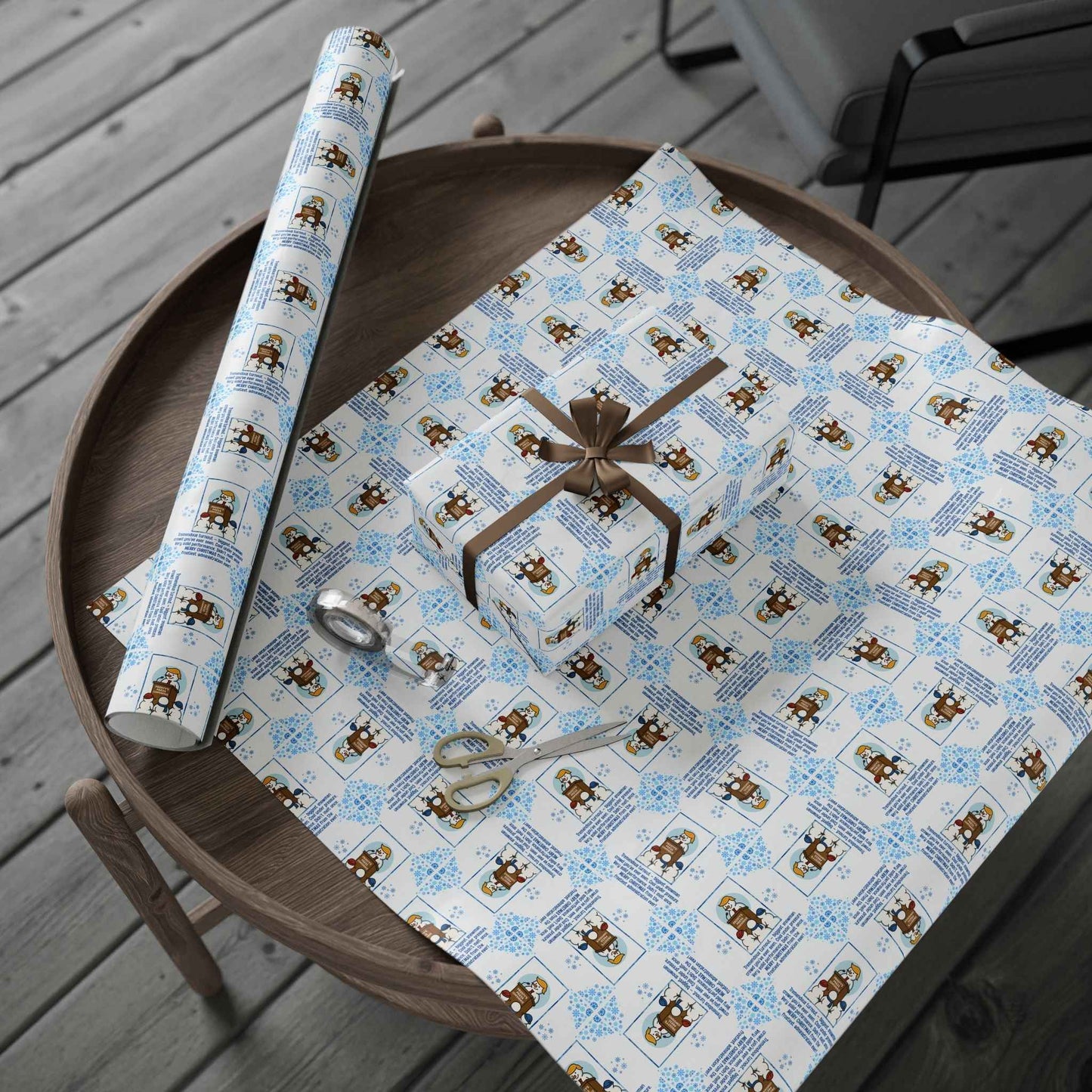 Papier Cadeau de la Conférence de Presse de Frosty
