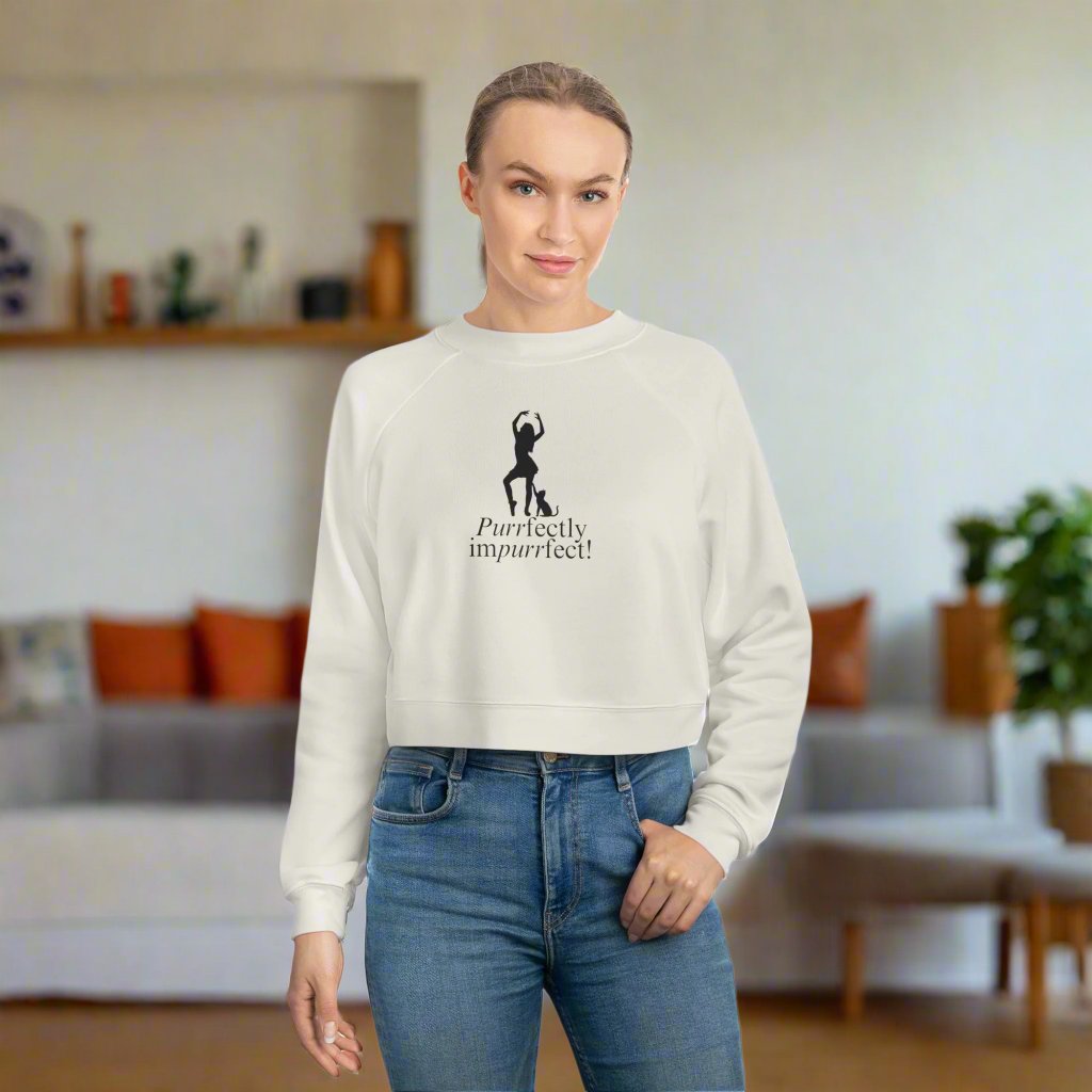 Suéter Corto de Forro Polar Purrfectly Impurrfect para Mujeres