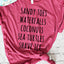 Sandy Toes Black T-Shirt