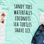 Sandy Toes Black T-Shirt