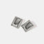 Stainless Steel Rectangular Stud Earrings - Korvel