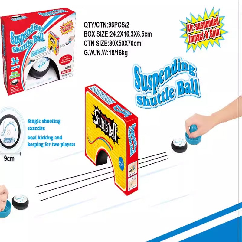 Children's electric shuttle ice hockey suspended electric puzzle toy parent-child interaction indoor and outdoor - Korvel