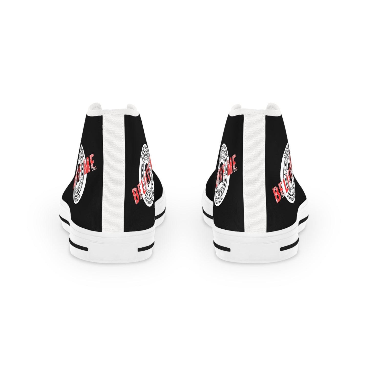 Believe Me Men's High-Top Sneakers - Statement Shoes