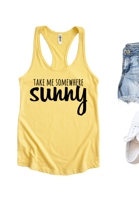 Take Me Somewhere Sunny Tank - Korvel