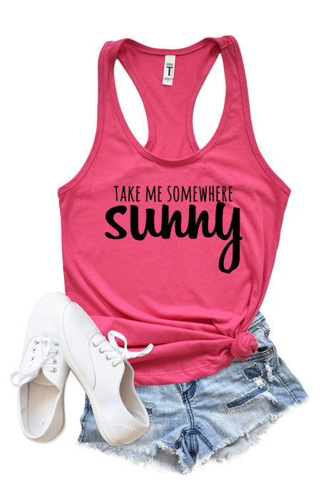 Take Me Somewhere Sunny Tank - Korvel