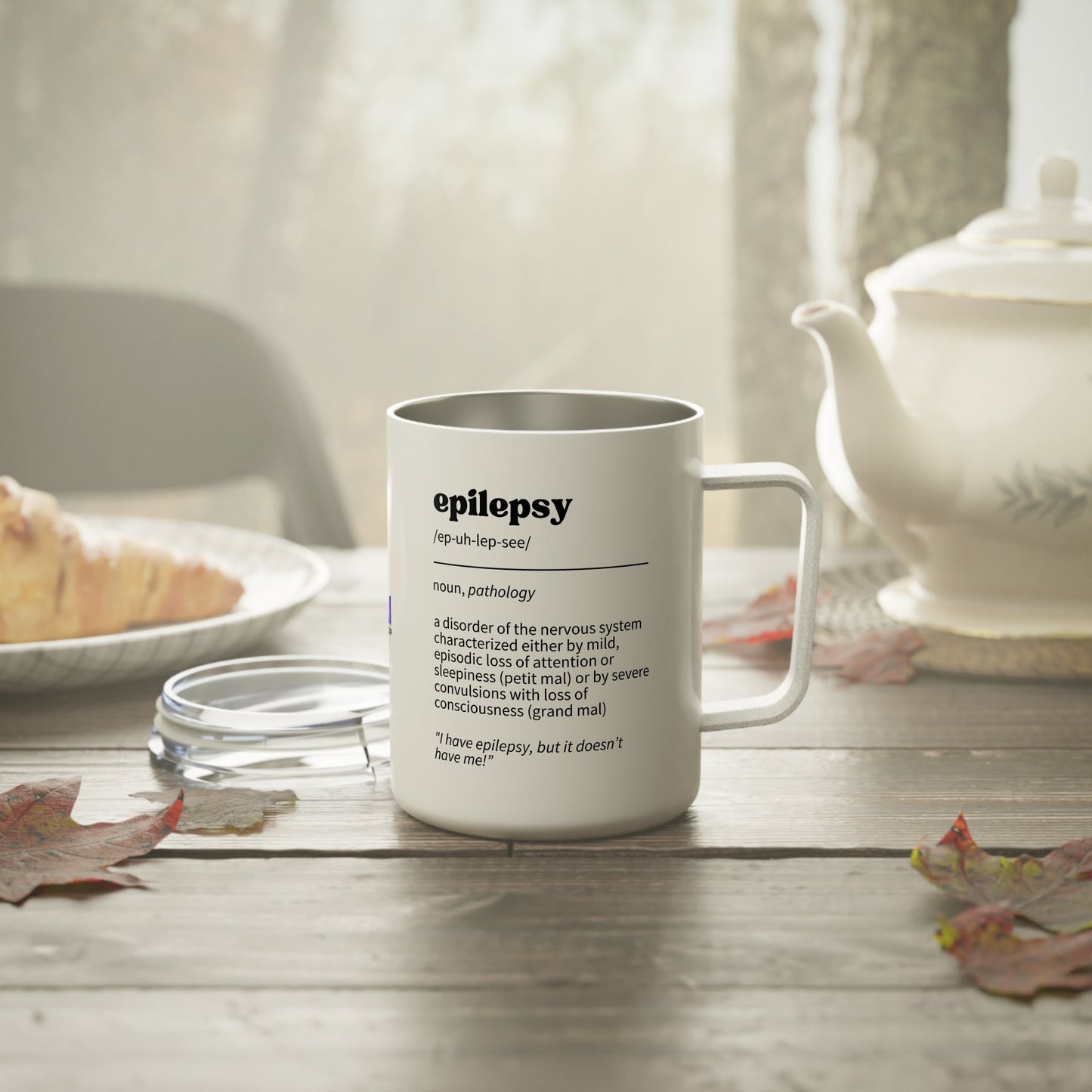 Mug Isotherme Définition de l'Épilepsie - 10oz