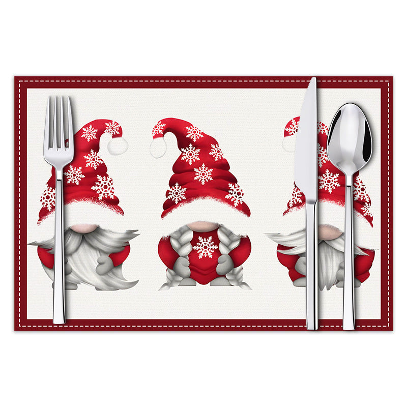 Christmas Dwarf Meal Mat - Festive Table Decoration