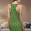 Green WhimsiCat Racerback Dress – Playful Athletic Style
