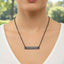 Ask Questions Bar Necklace – Minimalist Statement Jewelry
