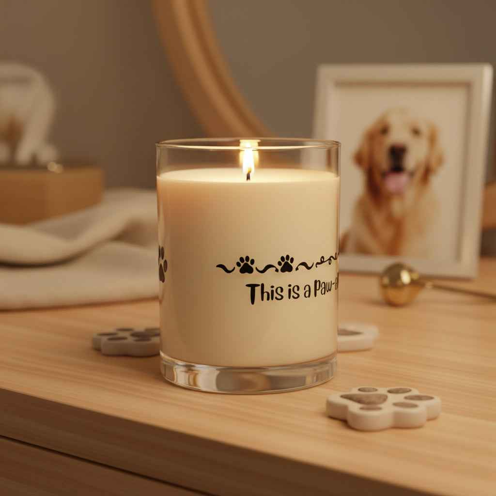 Vela Ambiental Aprobada por Patas – Vela de Soja para Gatos Sassy