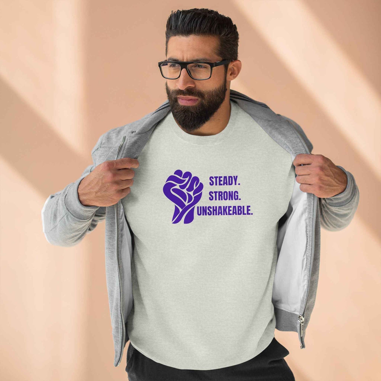 Constante. Fuerte. Inquebrantable. Sudadera de Concienciación sobre la Epilepsia